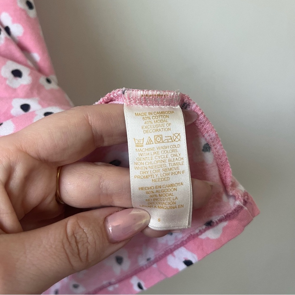 Kate Spade New York Pink Floral Keyhole Chemise Pajama Dress S - Picture 7 of 8